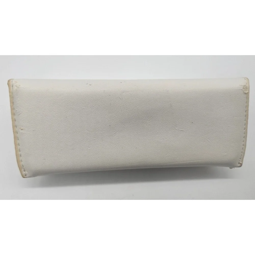 Valentino White Faux Leather‎ Eyeglasses Case Holder